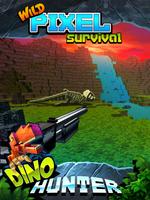 Dino Hunting Epic Pixel World पोस्टर