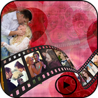 Valentine Photo Video Movie Maker - Video Maker icône