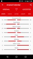 Calendar for Arsenal capture d'écran 2