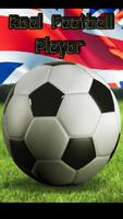 Real Football Player England Affiche