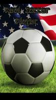 Real Soccer Player Usa plakat