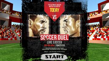 Fußball-Duell Plakat