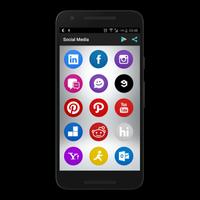 All in one Social Media App Affiche