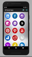 All Social Apps الملصق