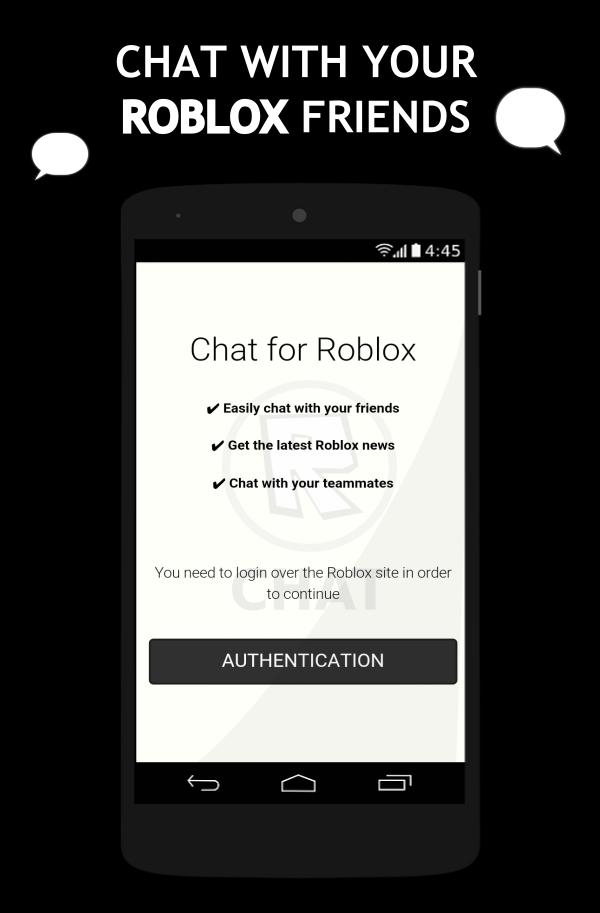 Chat For Roblox For Android Apk Download - roblox login phone