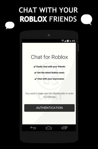 Chat For Roblox For Android Apk Download - 