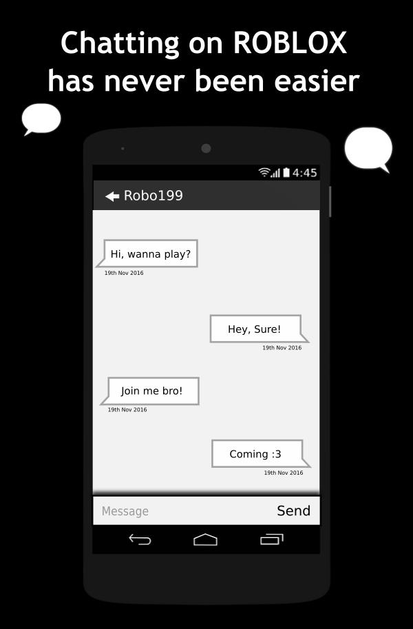 Chat For Roblox For Android Apk Download