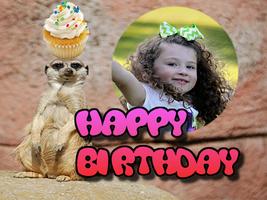 برنامه‌نما Happy Birthday Animal Frames عکس از صفحه
