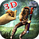 Wild Animals Rescue Warrior 3D icône
