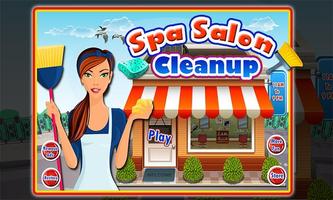 Clean Up Spa Salon Affiche