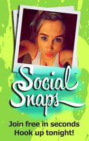 SocialSnaps Local Flirt & Chat Affiche