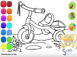 livro para colorir moto imagem de tela 1