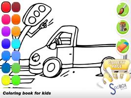 Cars Coloring Book captura de pantalla 1
