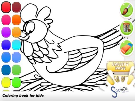 Ayam Buku Mewarnai Apk Download Gratis Pendidikan Permainan Screenshot