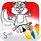 Funny Animal Coloring icône