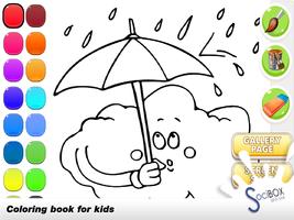 Sky Coloring Book Affiche