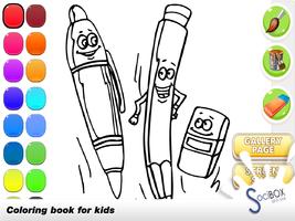 Pencil Coloring Book Poster