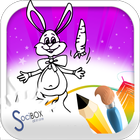 Rabbit Coloring Book icône