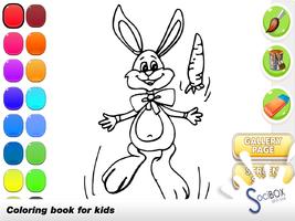 Poster Rabbit Coloring Book