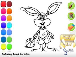Rabbit Coloring Book syot layar 1