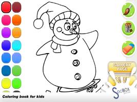 Snowman Coloring Book screenshot 1