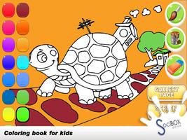 livro de colorir tartaruga Cartaz
