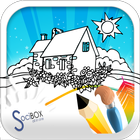 Town Coloring Book icono