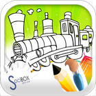 Train Coloring icon