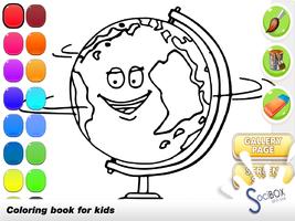 World Coloring Book Affiche