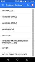Sociology Dictionary captura de pantalla 1