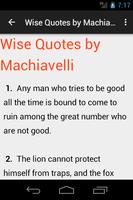 برنامه‌نما Best Wise Machiavelli Quotes عکس از صفحه