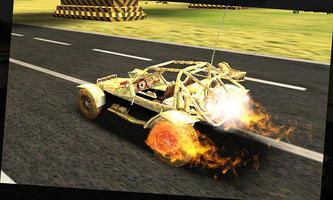 Fury Desert Death Race 3D capture d'écran 1