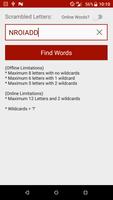 Word Finder captura de pantalla 1