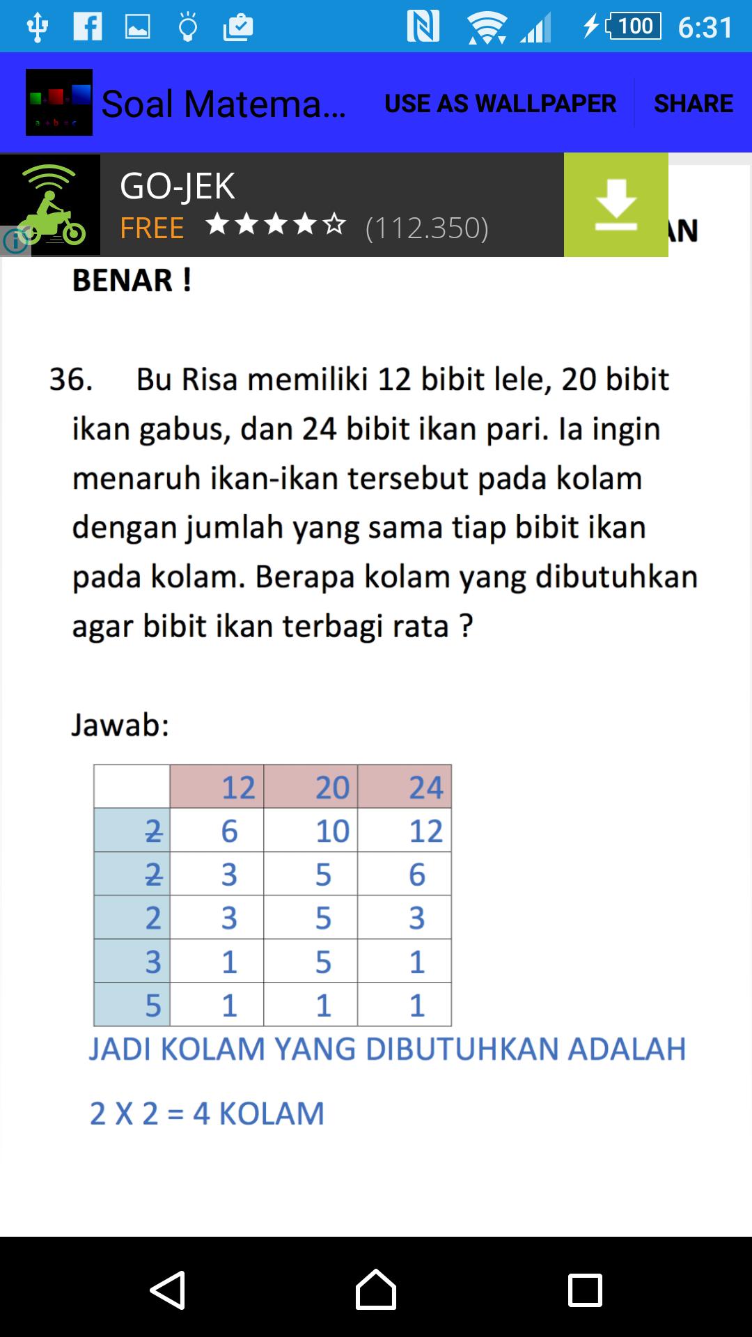 1 Soal Matematika Kelas 5 screenshot 2
