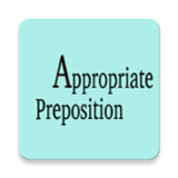Appropriate preposition أيقونة