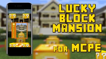 Lucky Block Mansion Map for MCPE syot layar 2