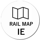 Rail Map Ireland. Iarnród Éireann. Irish Rail. APK
