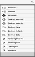 RailMap Sweden SJ SL Metro Bus screenshot 1
