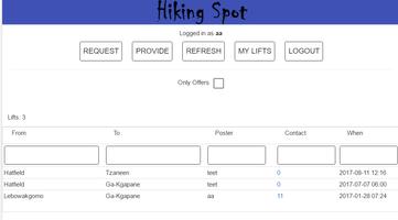 Hiking Spot - Smart Lifts تصوير الشاشة 1