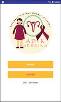 ADeK Serviks (Aplikasi Deteksi Kanker Serviks) plakat