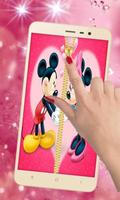Zipper Mickey & Minnie  Lock Screen Affiche