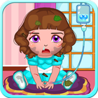 Bella go to hospital - Injured care kids game آئیکن