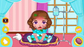 Bella go to hospital - Injured care kids game اسکرین شاٹ 1