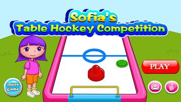 苏菲亚的冰上桌球比赛 － 免费儿童小游戏 海报