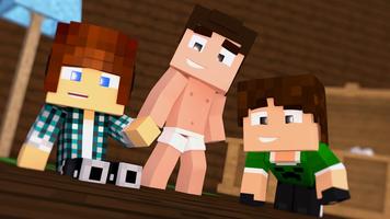 BabyPlayer Addon for Minecraft Plakat