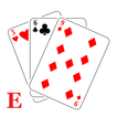 Random Three Poker Card
