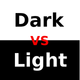 Dark vs Light 아이콘