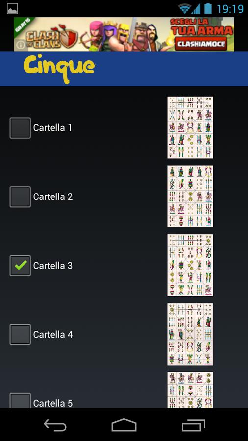 cartelle gioco sinco da scarica