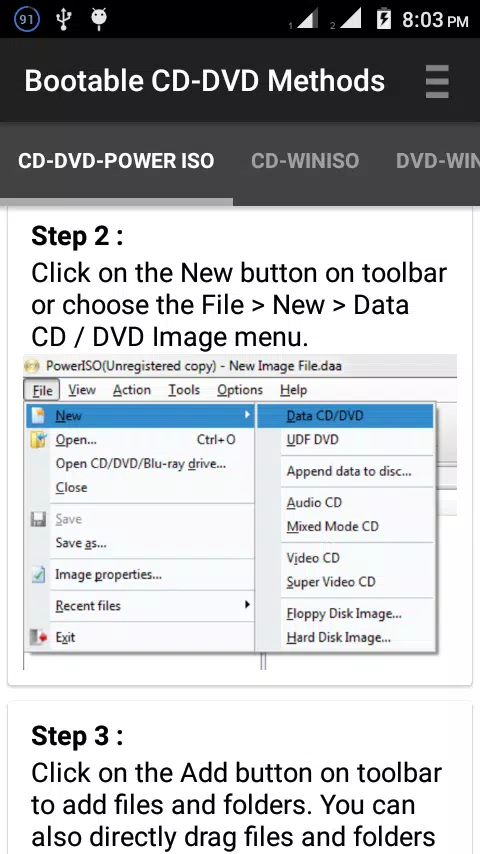 Guide For Bootable(USB-CD-DVD) APK pour Android Télécharger