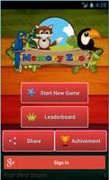 Children's Memory zoo game capture d'écran 2